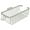 Satin Nickel, variant on Deltana WBR1054HCR003 Wire Basket 10-3/8", Deep, Rectangular with Hook in PVD Polished Brass