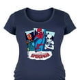 thumbnail image 3 of Marvel Your Friendly Neighborhood Spider-Man - Spider Suits - Maternity Scoop Neck Graphic T-Shirt, 3 of 5