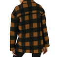 thumbnail image 2 of Lee Women's Fleece Button Down Long Sleeve Chore Jacket - Plus, 2 of 4