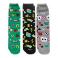 thumbnail image 4 of MeMoi You Bet You 3 Pack Gift Set Crew Socks - Womens - Female, One Size, Multi, 4 of 4