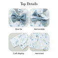 thumbnail image 4 of Toddler Baby Boy Suit Clothes Gentleman Wedding Outfits Long Sleeve Dress Shirt + Suspender Pants + Bowtie 1-5T, 4 of 7