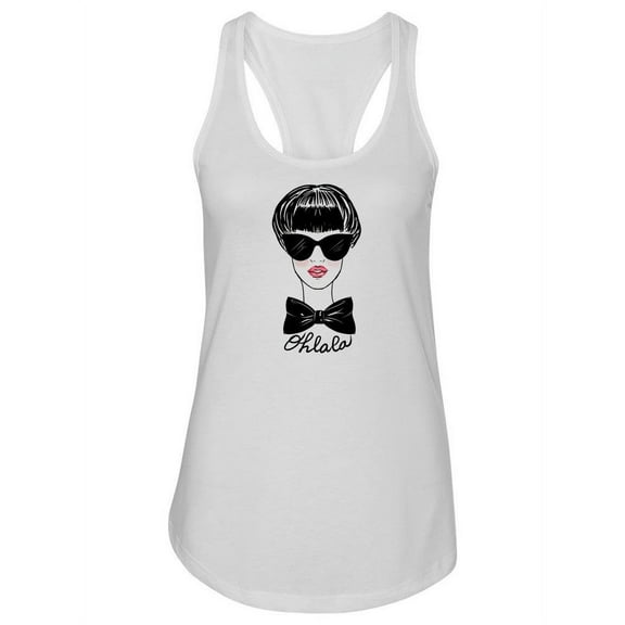 Cool Fashion Girl Sketch. Tank Women -Image by Shutterstock, Female Large