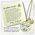 thumbnail image 2 of Dad Memorial Necklace Gutsy Goodness Bronze Metal Necklace His Angel Adult Female Jewelry, 2 of 8