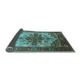 thumbnail image 2 of Ahgly Company Indoor Square Persian Light Blue Traditional Area Rugs, 7' Square, 2 of 4