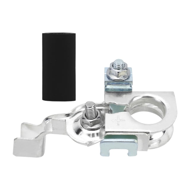 7T4Z-14450-A CLAMP de terminal de batería compatible con acero inoxidable para para Longitud 8.7 cm