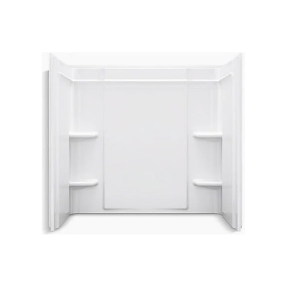 Sterling 71324106 Ensemble 60" X 32" X 75" Shower Wall Set - White