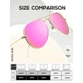 thumbnail image 4 of KALIYADI Classic Aviator Sunglasses for Men Women Driving Sun glasses Polarized Lens UV Blocking-1 Pack, 4 of 7
