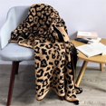 thumbnail image 3 of Wild Leopard Throw Soft Blanket Comfy Cozy Warm Fluffy Fall Winter for Chair Bed Sofa Couch Travel Gift, 3 of 8
