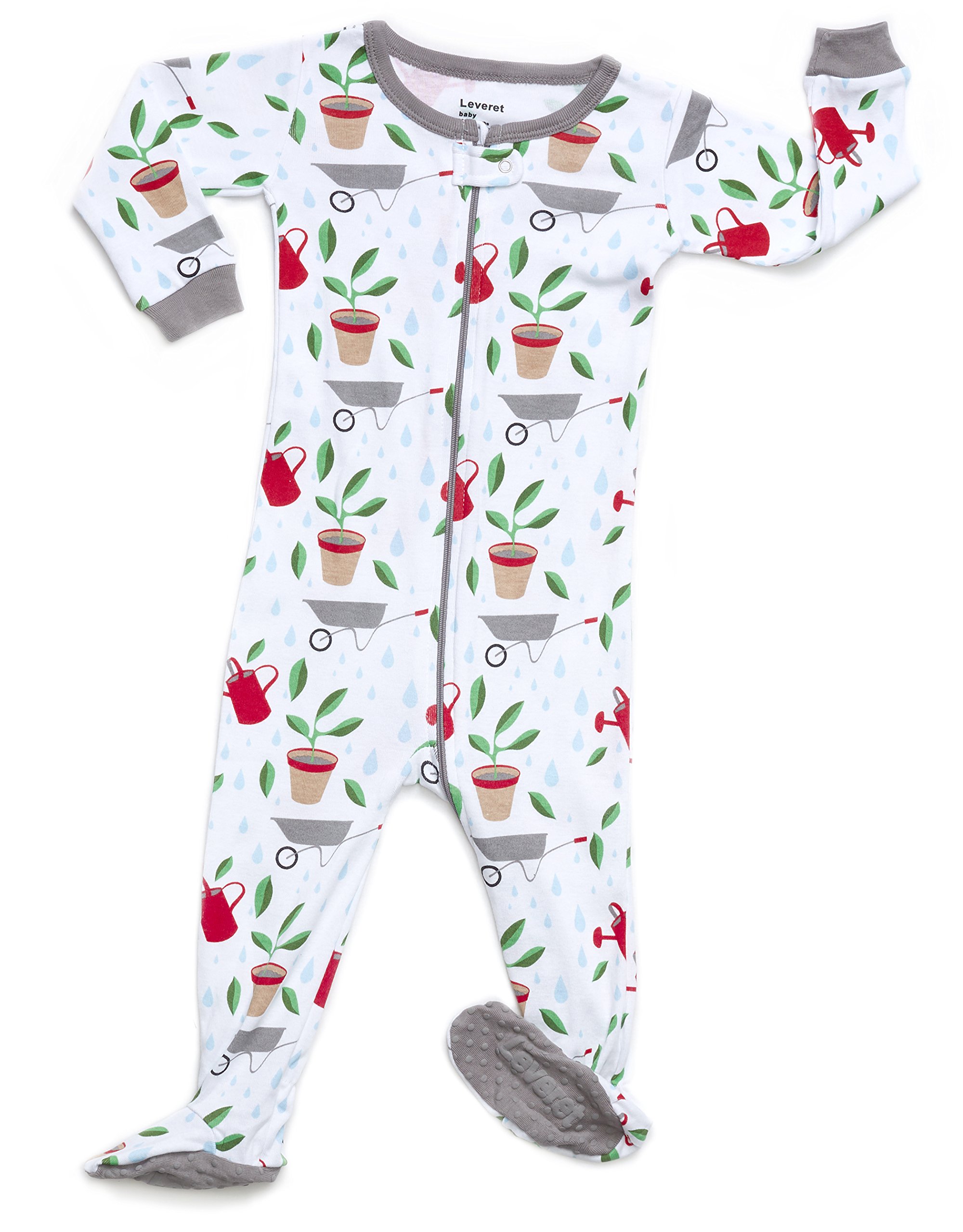 Leveret Leveret Baby Boys Girls Footed Pajamas Sleeper 100 Organic