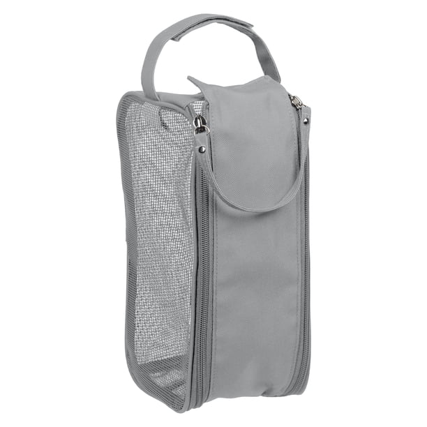 Bath Bliss Simplify Hanging Mesh Toiletry Bag in Grey