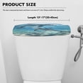 thumbnail image 5 of Renewold Dolphins Print Toilet Tank Lid Cover Decorative Machine-Washable Toilet Lid Covers Universal Toilets Tank Cover Replacement with Elastic Edge, 5 of 6