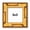 Gold Bamboo, variant on 3x3 In Frame Gold Real Wood Picture Frame Width 1.5 inches | Interior Frame Depth 0.5 inches |