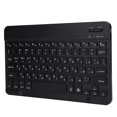 thumbnail image 3 of Clavier d'Ordinateur, Clavier Carré RGB Rétroéclairage Antidérapant Clavier Panneau Portable pour Tablettes pour Smartphones pour Ordinateurs Portables Noir Russe, 3 of 7