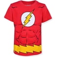 thumbnail image 5 of Justice League Boys 4 Pack Roleplay Short Sleeve Tees, 4-10, 5 of 5