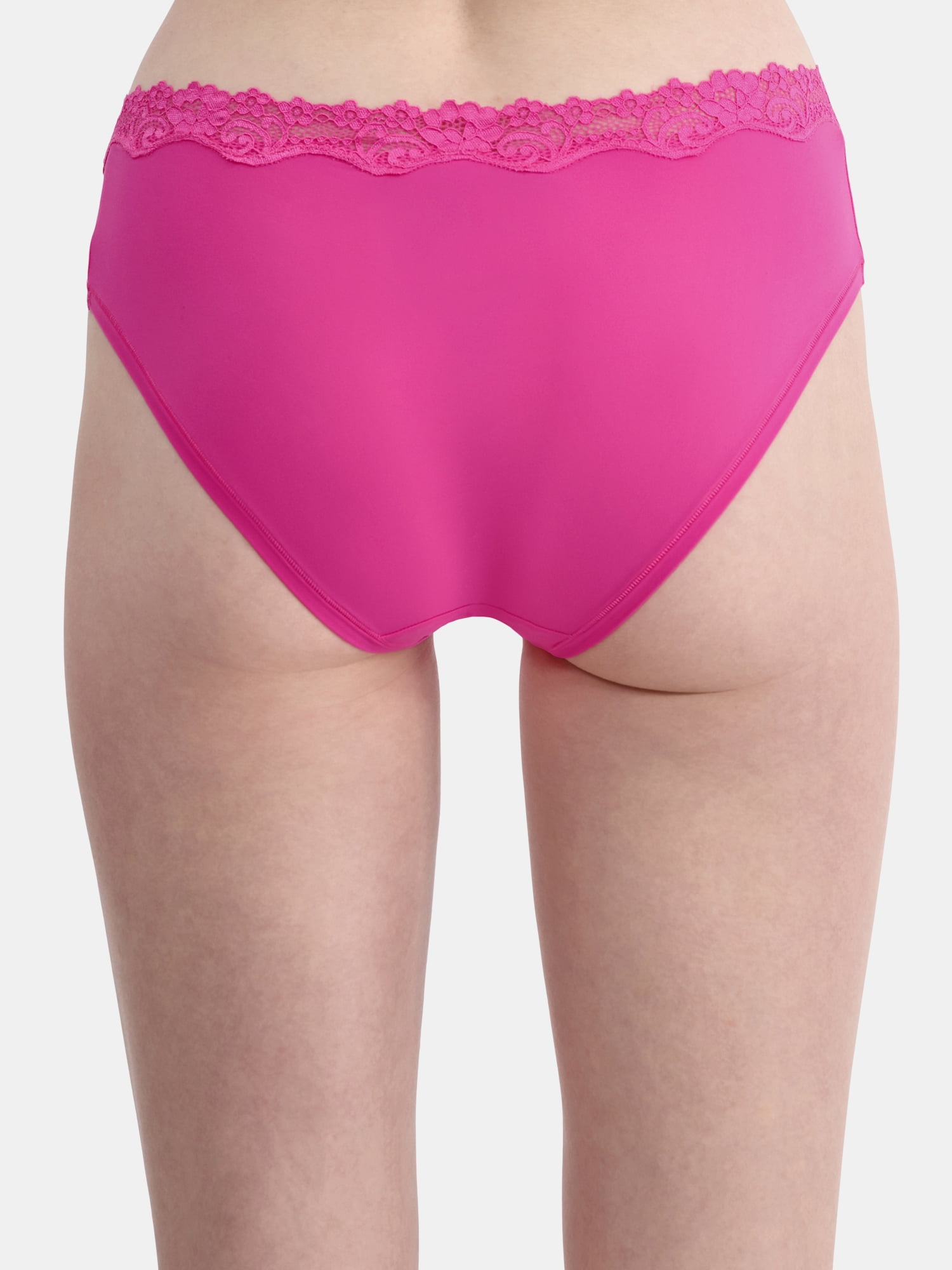 No Boundaries Body Base Hipster Panties with Lace, Women's