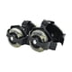 thumbnail image 5 of Patines sobre ruedas, ruedas de tacón brillantes, ligeras y resistentes para niños, niñas y niños Negro, 5 of 8