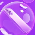thumbnail image 6 of Frosted Case for iPhone 14 Pro, Rugged PC Soft TPU Translucent Slim Profile Cover with Eagle Eyes Glass Lens Protector Film Non-Yellowing Anti-Falling Case for iPhone 14 Pro,Purple, 6 of 9