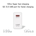 thumbnail image 3 of El cargador estándar europeo y americano británico de carga súper rápida de 120 W es adecuado para el cabezal de carga flash de velocidad Xiaomi 12/12pro, 3 of 6