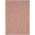 thumbnail image 2 of Safavieh Courtyard Collection Indoor/Outdoor Round Area Rug, Red and Beige, 6'7' Diameter, 2 of 7