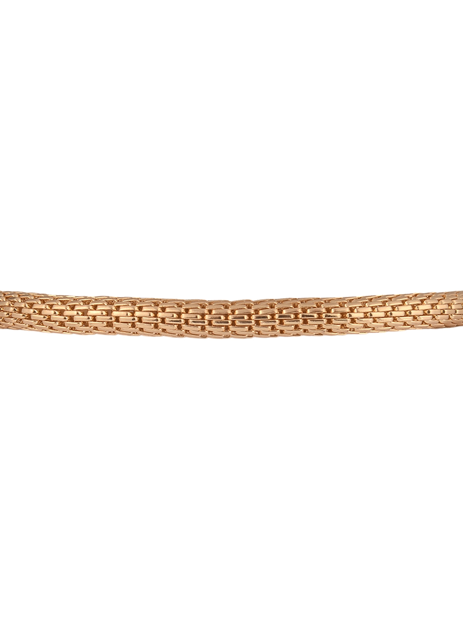 Time and Tru Goldtone Chain with Ruby Birthstone "July" Bracelet