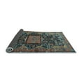 thumbnail image 2 of Ahgly Company Indoor Round Animal Light Blue Traditional Area Rugs, 3' Round, 2 of 4