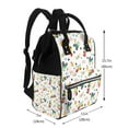thumbnail image 2 of Daiia Cute tractor and vehicle Pattern Large Capacity Baby Bag Waterproof Stylish Diaper Bag Mummy Backpack Adjustable Straps Diaper BagBaby Essentials Bag, 2 of 6