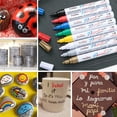 thumbnail image 3 of Rotuladores de pintura Overseas, 8 colores, a base de aceite, impermeables, 3 of 7