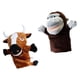 thumbnail image 4 of 2 marionetas de mano para niños, juguetes de peluche de animales para fiestas, juegos imaginativos Orangután y ganado, 4 of 8