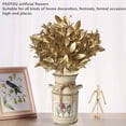 thumbnail image 2 of HESHENG Plantas artificiales para decoración navideña, césped de plástico, arbustos falsos, hojas de imitación para interior y exterior, jardín, maceta, relleno para fiestas, hoteles, terrazas,, 2 of 8