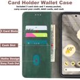 thumbnail image 3 of for Google Pixel 7 Wallet Case, Premium PU Leather Flip Case with Card Slots Kickstand Magnetic Buckle Flip Phone Case Cover for Google Pixel 7 6.3’’ - Green, 3 of 7