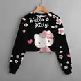thumbnail image 3 of Nouvel Automne et Hiver Décontracté Hello Kitty Vêtements pour Enfants Imprimé Filles Chandail à Capuchon Court Confortable et Mignon Haut HOEMLIN, 3 of 7