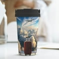 thumbnail image 6 of Logiee Sunset Airplane Travel View Print Stainless Steel Coffee Tumbler, Travel Coffee Mug, Insulated Coffee Mug with Lid, Spill Proof Coffee Cup, Portable Thermal Mug, 6 of 8