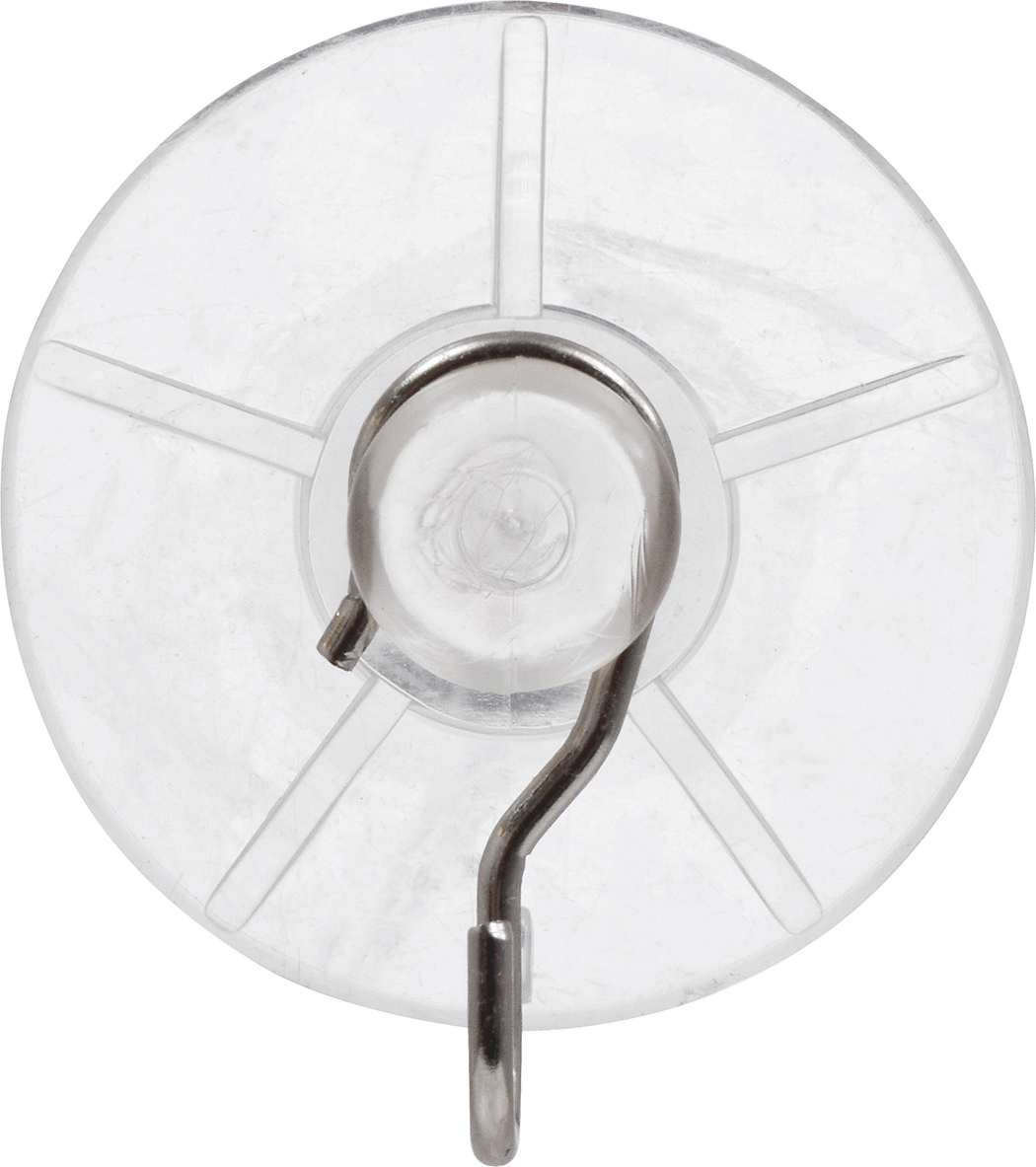 OOK Large Suction Cup Hook 3 Pack, Plastic, Clear - image 4 of 8