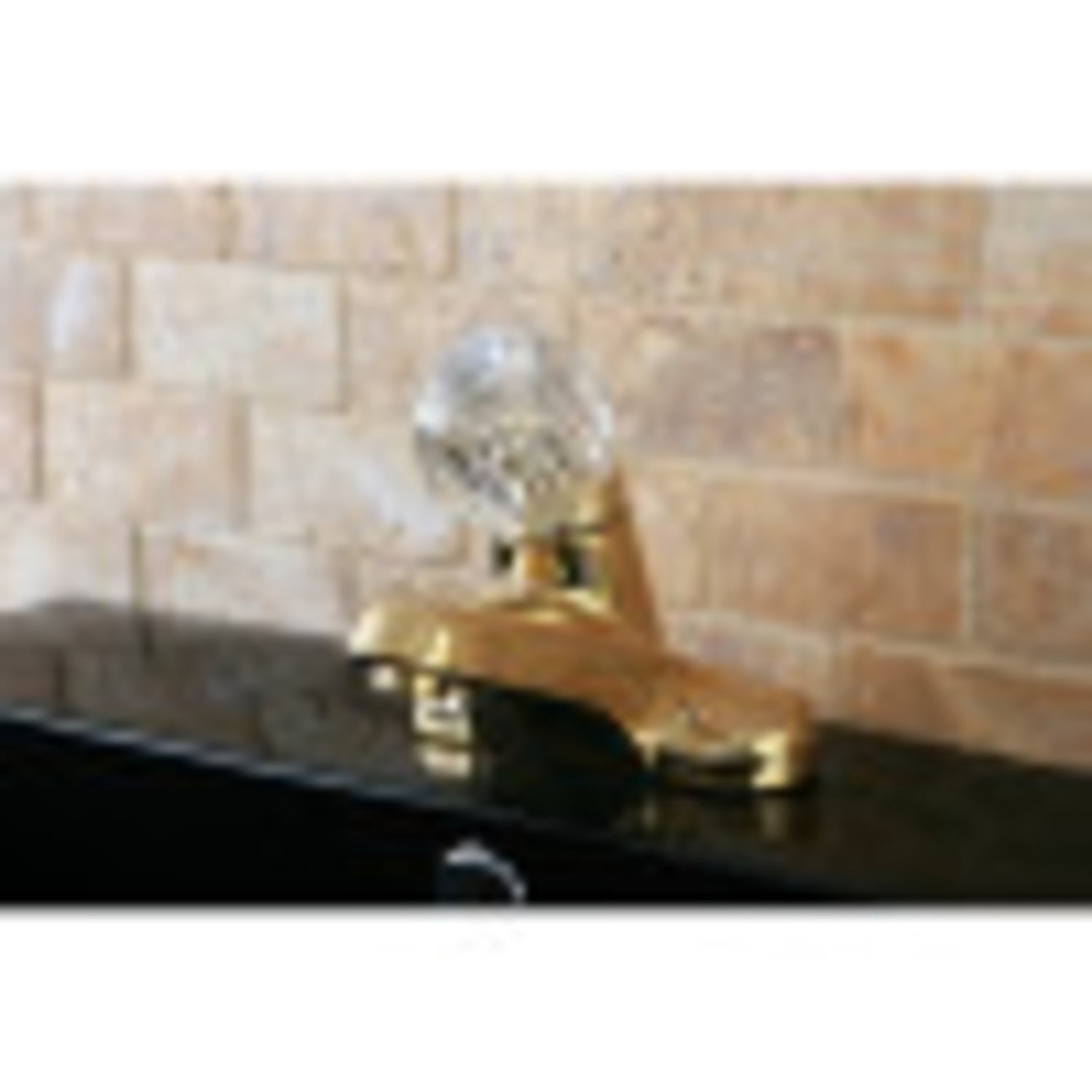 Kingston Brass KB522LP Single-Handle 4 in. Centerset Bathroom Faucet, Polished Brass