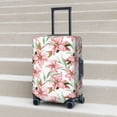 thumbnail image 3 of Wukai Lilies Flowers Elastic Luggage Cover: Personalized Protection for Your Suitcase - Fits 19~29-inch, Washable & Durable Travel Companion-Small, 3 of 8