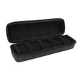 thumbnail image 1 of Caja De Almacenamiento Para Relojes De Pulsera, Estuche Rígido Para Relojes Con Diseño De Almohada, 5 Ranuras, Carcasa De Nailon Negro, Cremalleras Dobles Para Viajes, 1 of 7