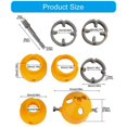 thumbnail image 3 of 8pcs Drill To Pipe Threader Adapter Set Thread Maker Tool For Home DIY Plumbing And Professional Repair Projects, 3 of 4