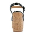 thumbnail image 3 of Journee Womens Jania Buckle Platform Sandals, 3 of 9