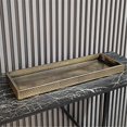 thumbnail image 3 of Bandeja rectangular de acero inoxidable martillado for paisajismo de plantas de interior y exterior, 3 of 7
