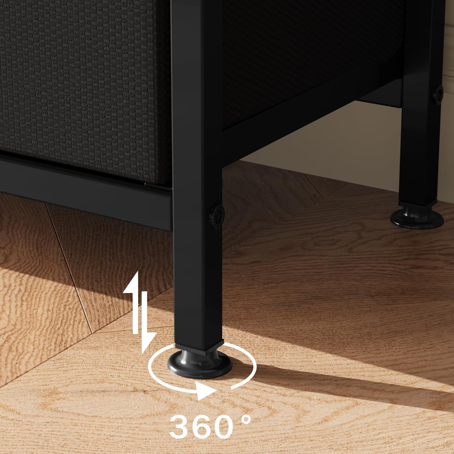 Homhougo 55 Inch TV Stand for Living Room, Dresser-Style TV Stand with 3 Drawers, Compact Entertainment Center with Storage Solutions, TV Console Table for Bedroom, Brown Finish with Black Drawers