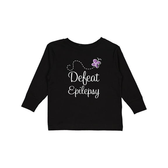 Inktastic Epilepsy Awareness Support Month Girls Long Sleeve Toddler T-Shirt