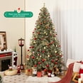 thumbnail image 3 of Costway 9 FT Artificial Christmas Tree with  360° Quick Power Connector 1714 Pine Needles, 3 of 10