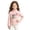 Pink, variant on Girls Thermal Lined Long Sleeve Shirt Half High Neck Print Top Winter Warm Undershirt Layer Casual Pullover Tee