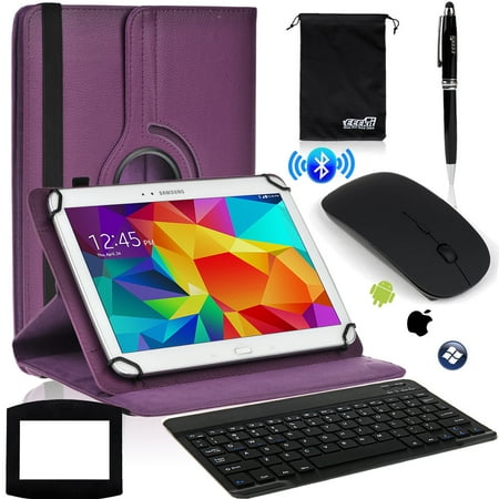 Rotaty Case, Bluetooth Keyboard/Mouse for 10 Inch Tablet Lenovo Tab 2 A10 70 IdeaTab, EEEKit 6in1 Office Kit