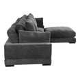 thumbnail image 3 of Moe's Home Collection Tumble Modular Sectional Charcoal, 3 of 5