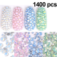thumbnail image 2 of Diferentes diamantes de imitación para decoración de uñas, arte de uñas 3D con piedras preciosas de diamantes de imitación de cristal con parte posterior plana, 2 of 5