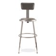 thumbnail image 4 of 6400 Series Height Adjustable Heavy Duty Padded Stool with Backrest, Supports Up to 300 lb, 19" to 2 | Bundle of 2, 4 of 4