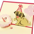thumbnail image 4 of Wrapables® 3D Pop-Up Greeting Cards for Birthday, Thank you, Anniversary, Wedding, Holidays (Set of 4), Birthday (Birthday Cake, Dog & Cake, Surprise Kitties, Dog & Balloons), 4 of 7