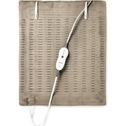 Sunbeam Heating Pad for Back, Neck, and Shoulder 6 Heat Settings, XXL (Musk)
