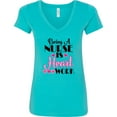 thumbnail image 3 of Inktastic Nurse Appreciation Cute Women's V-Neck T-Shirt, 3 of 5